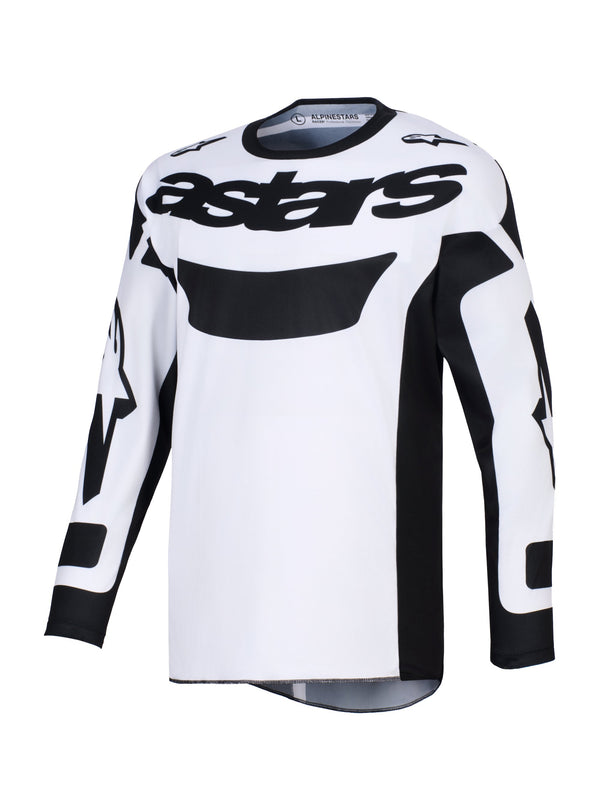 Alpinestars Racer Riway Wit/Zwart Crossshirt