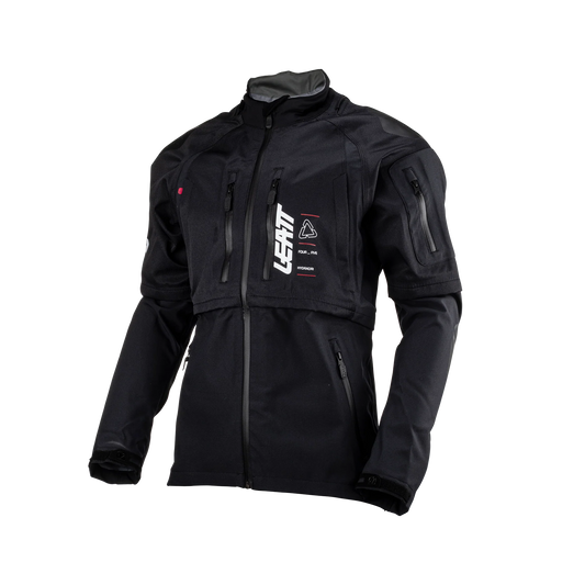 Leatt HydraDri 4.5 Motorradjacke, wasserdicht (20.000 mm), atmungsaktiv, schwarz