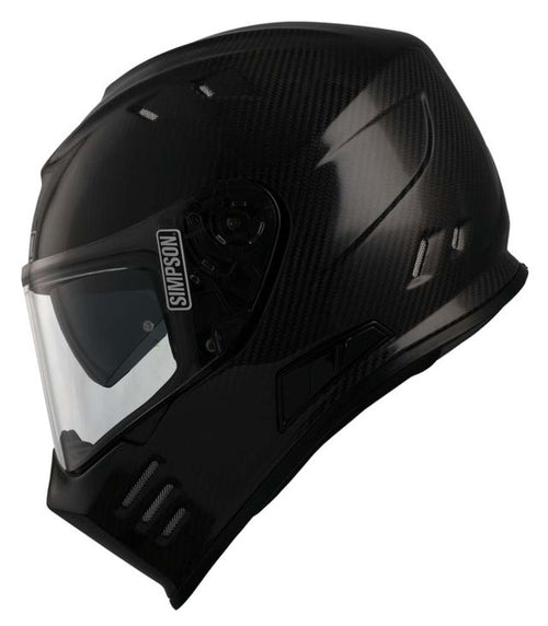 Simpson Venom Carbon Full Face Helmet ECE 22.06 Lightweight Sport Motorcycle Helmet