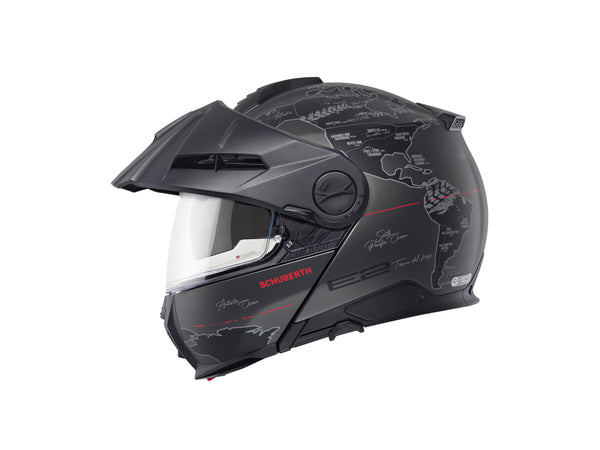 Schuberth E2 Atlas matte black/red Adventure Helmet