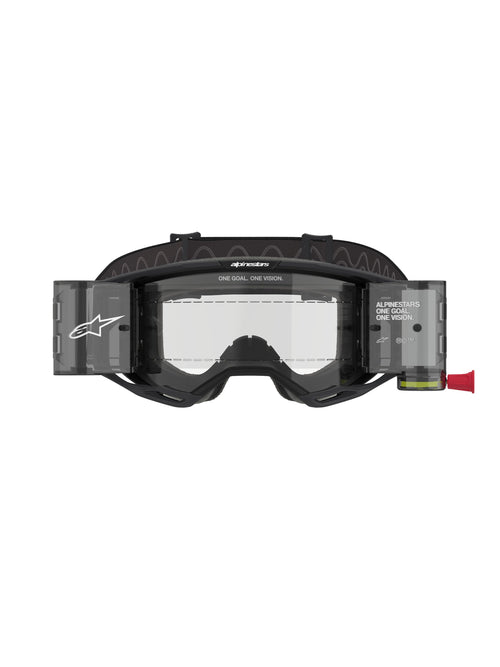 Alpinestars Vision 8 CORP Zwart/Helder ROLL-OFF Crossbril