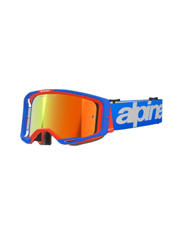 Alpinestars Vision 8 WORDMARK Blau Orange Spiegel Rot/ Crossbrille