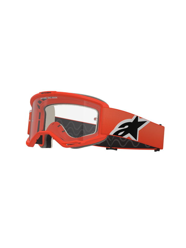 Alpinestars Vision 5 CORP Orange Klar Crossbrille