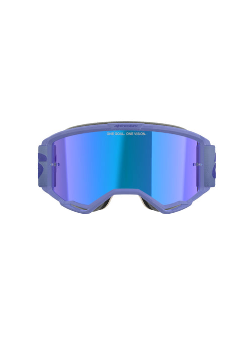 Alpinestars Vision 5 WORDMARK Paars Spiegel Blauw Crossbril