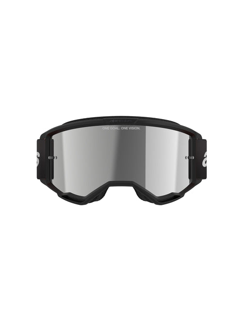 Alpinestars Vision 3 WORDMARK Zwart/Spiegel Zilver Crossbril