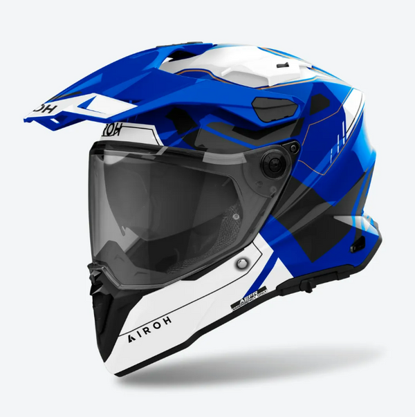 Airoh Commander 2 Reveal Blue Gloss Adventurehelm