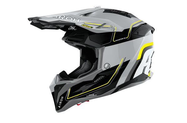 Airoh Aviator 3 Leader Yellow Gloss Crosshelm