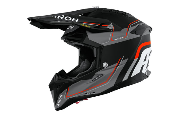 Airoh Aviator 3 Leader Orange Matt Crosshelm