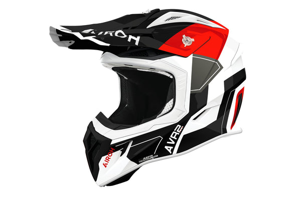Airoh Aviator Ace 2 Shield Red Gloss Crosshelm