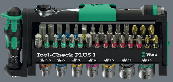Wera "Tool-Check Combi 1" tool set, 40 pieces, in a tool bag