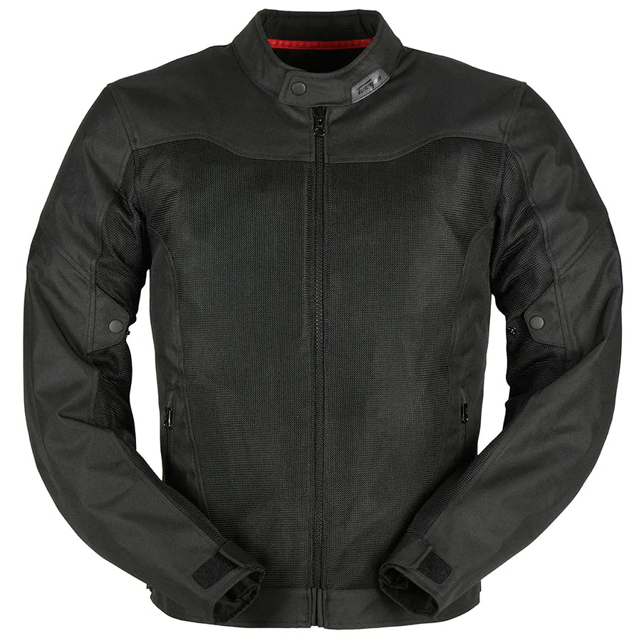 Furygan Mistral Evo 3 Motorrad-Textiljacke Schwarz