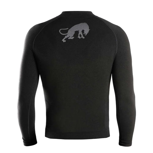 Furygan Active Langarm-Thermoshirt 37.5, schnelltrocknend, Motorradbekleidung, Winter, schwarz/rot