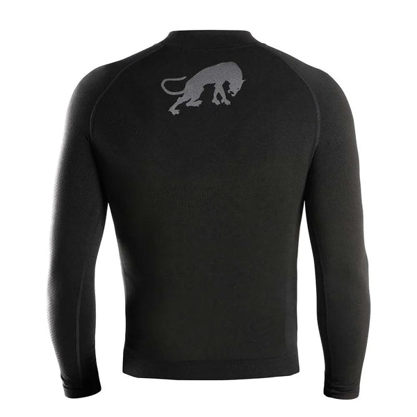 Furygan Active Langarm-Thermoshirt 37.5, schnelltrocknend, Motorradbekleidung, Winter, schwarz/rot