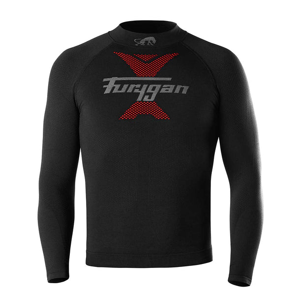 Furygan Active Long Sleeves Thermo 37.5 thermal shirt motorcycle winter quick-drying black red