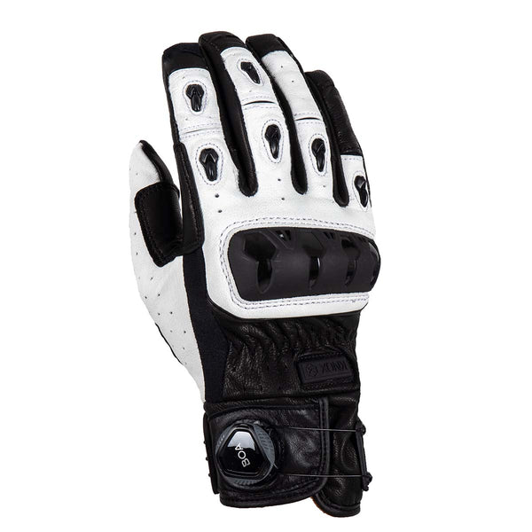Knox Orsa Leather MK3 Black Motorcycle Gloves