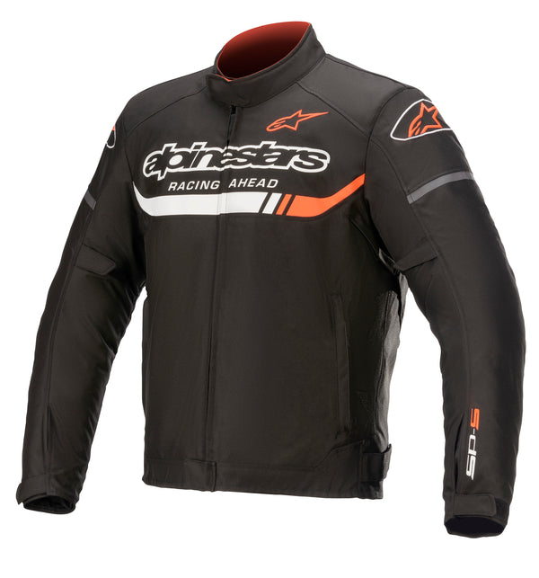 Alpinestars T-SP S Ignition Waterproof Black/Fluorescent Red Motorcycle Jacket