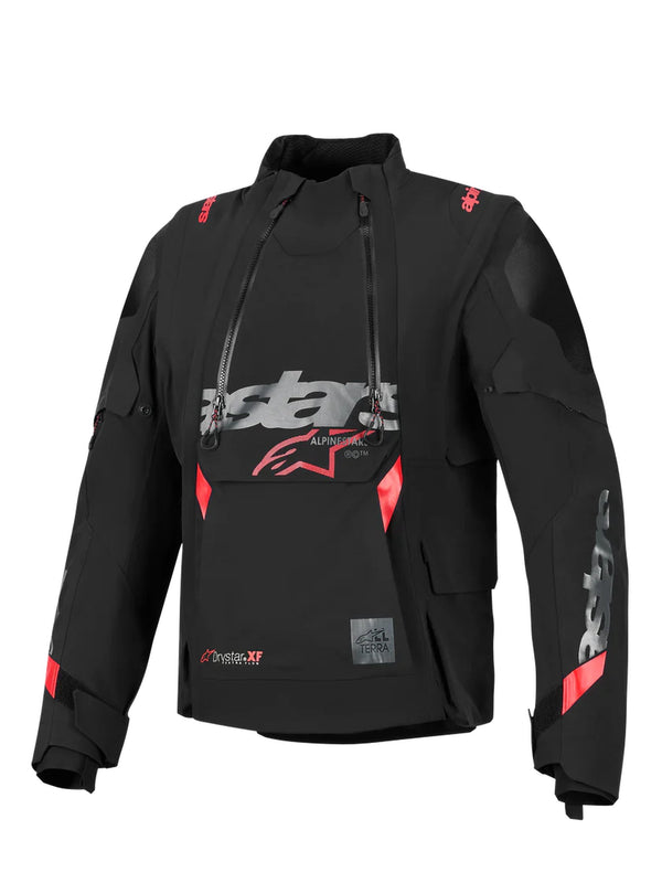 Alpinestars Harok Pro Drystar XF Laminated Schwarz/Rot Motorradjacke