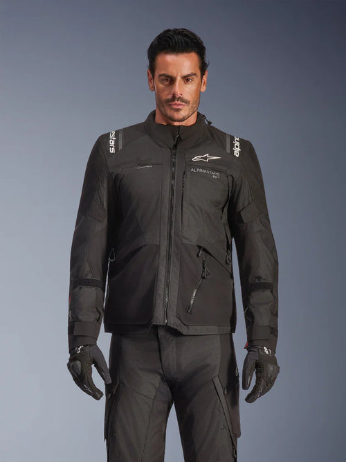 Alpinestars Andes v4 Drystar Schwarz Motorradjacke