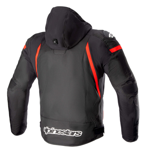 Alpinestars Zaca Waterproof Black/Red/White Motorcycle Jacket