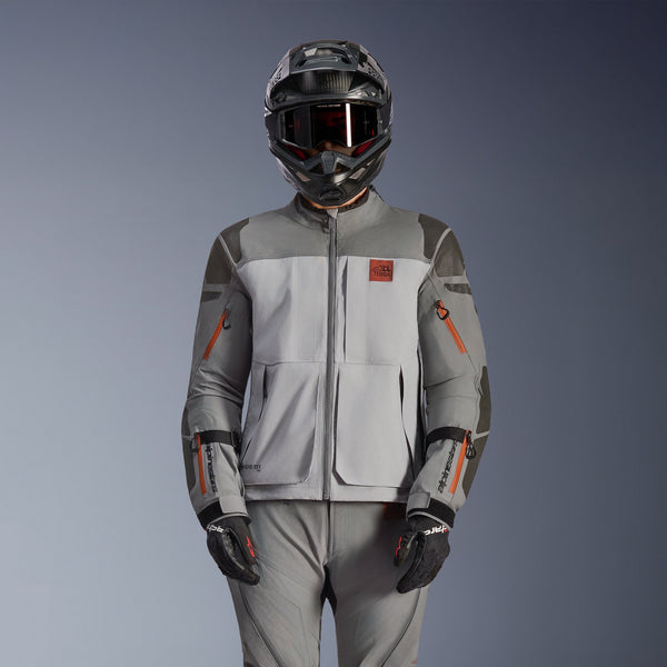 Alpinestars Nazca 3L GTX Dunkelgraue Motorradjacke
