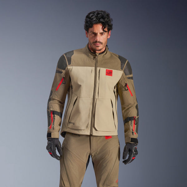 Alpinestars Nazca 3L GTX Braune Motorradjacke
