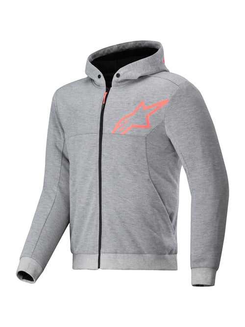 Alpinestars Hoodie Chrome v2 Grijs/Blauw Motorjas