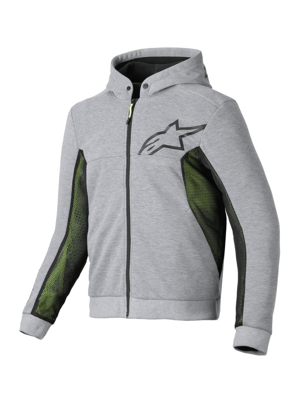 Alpinestars Hoodie Chrome Air Grau Motorradjacke