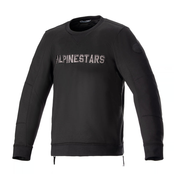 Alpinestars Fleece Legit Schwarz/Grau Schwarze Motorradjacke