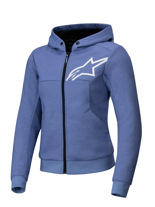 Alpinestars Hoodie Chrome v2 Blauw/Violet Motorjas