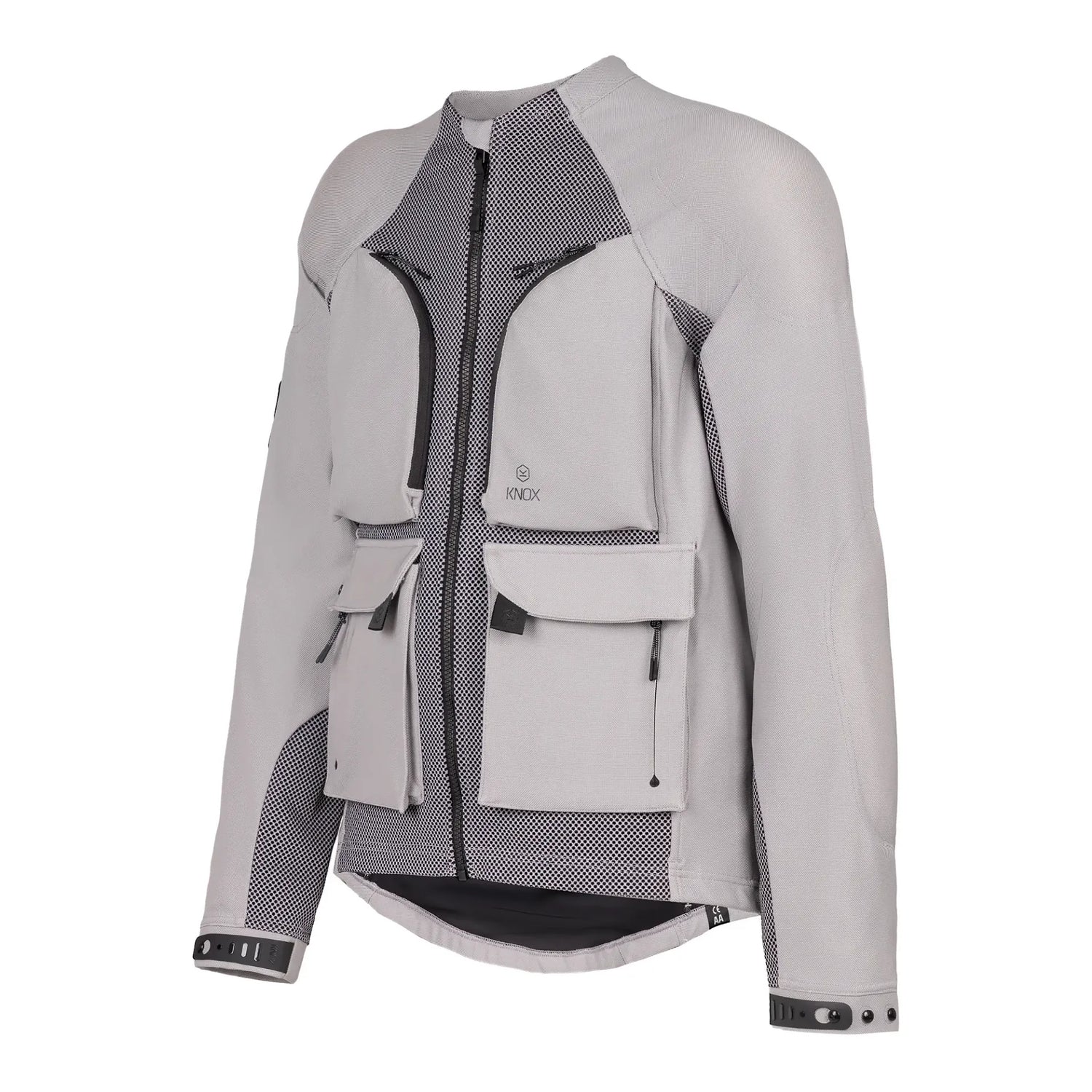 Knox Tor Heren Armoured Motorjas Lichtgrijs – AA Motorjas