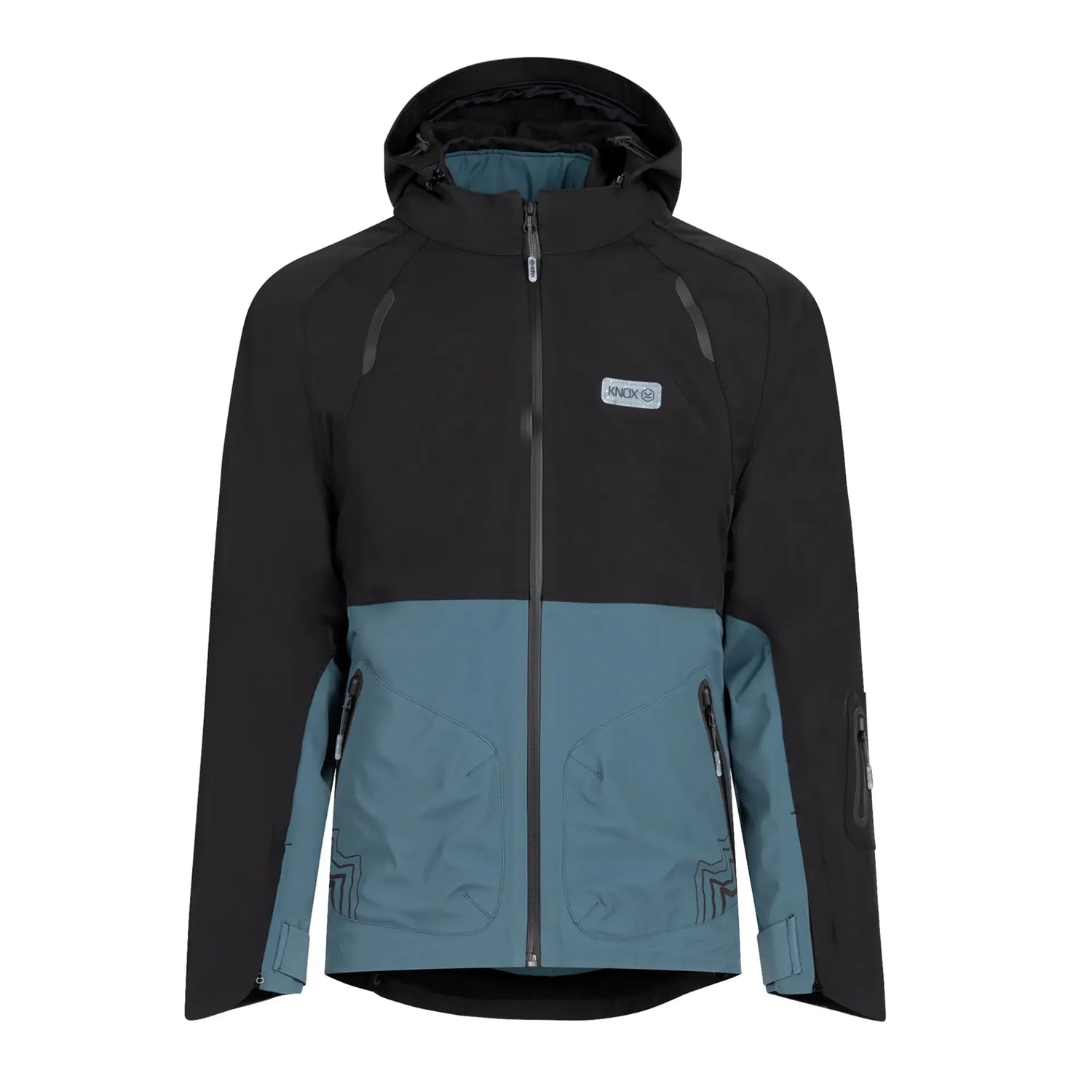 Knox Modra Men's Motorcycle Jacket Petrol Blue – Waterproof 4-in-1 Motorcycle Jacket