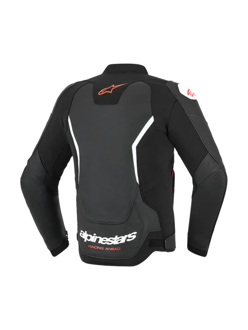 Alpinestars GP Force v2 Zwart/Wit Leren Motorjas