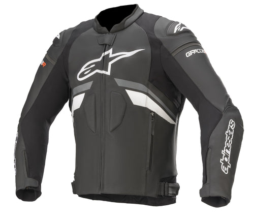 Alpinestars GP Plus R v3 Zwart/Wit Leren Motorjas