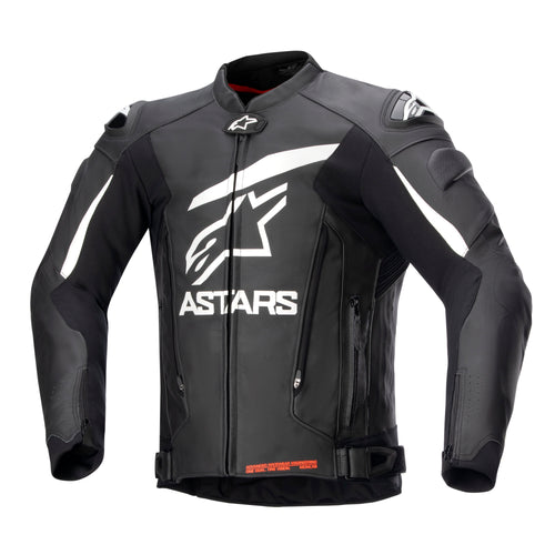 Alpinestars GP Plus R v4 Zwart/Wit Leren Motorjas