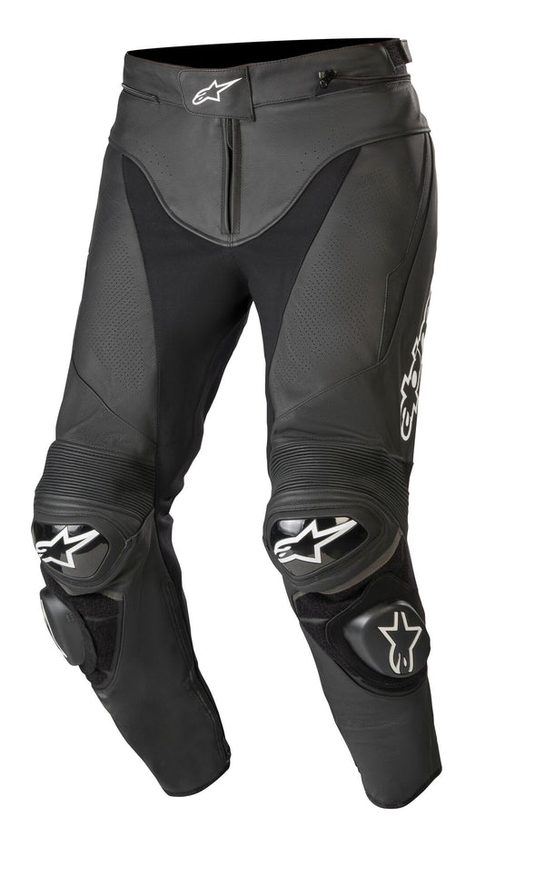 Alpinestars Track v2 Black Leather Motorcycle Pants