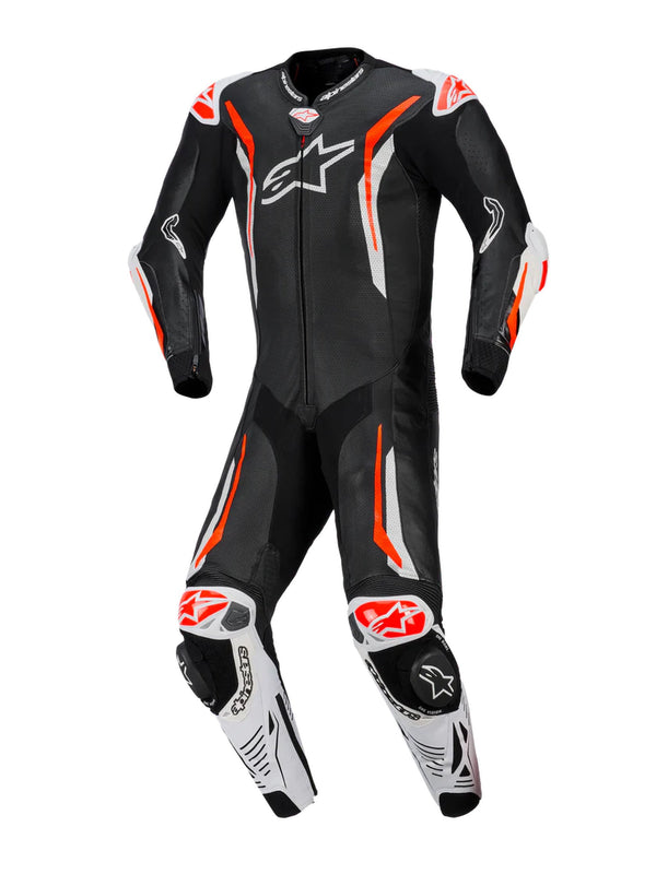 Alpinestars GP Tech v5 Zwart/Wit/Fluorood Racepak
