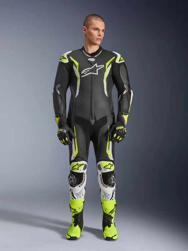 Alpinestars GP Tech v5 Zwart/Wit/Fluogeel Racepak