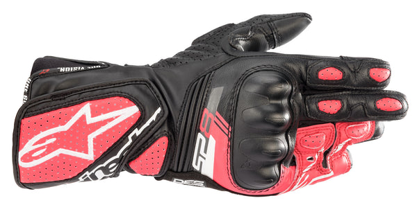 Alpinestars SP-8 v3 Black/Pink Motorcycle Gloves