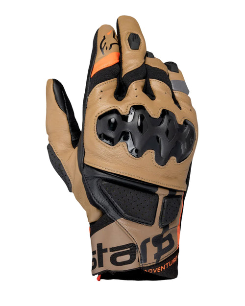 Alpinestars Belize v3 Drystar Schwarz/Braun/Sand Motorradhandschuhe