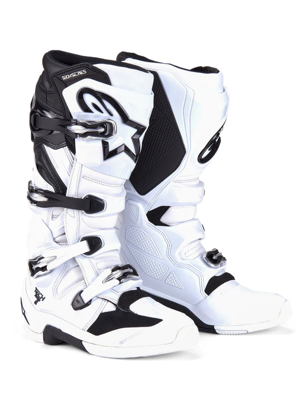 Alpinestars Tech 7 White/Black Motocross Boots