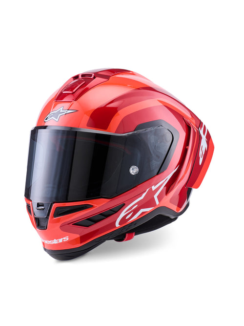 Alpinestars Supertech S-R10 Arius Schwarz/Weiß/Duo Rot Integralhelm