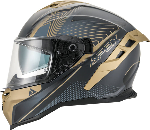 Apex FI200 Integraalhelm Madrid Zwart/Goud