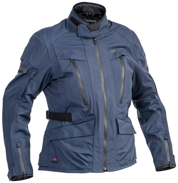 Halvarssons Gruven Damen Motorradjacke Blau