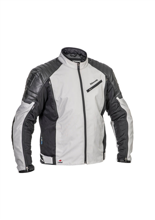 Halvarssons Solberg Motorjas Licht/Grijs/Zwart