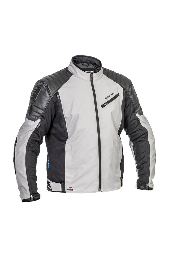 Halvarssons Solberg Motorradjacke Hell/Grau/Schwarz