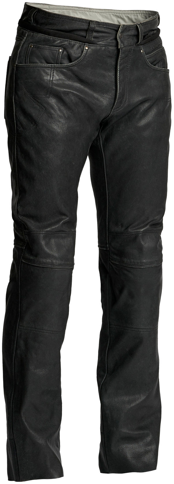 Halvarssons Seth Leather Motorcycle Trousers Black