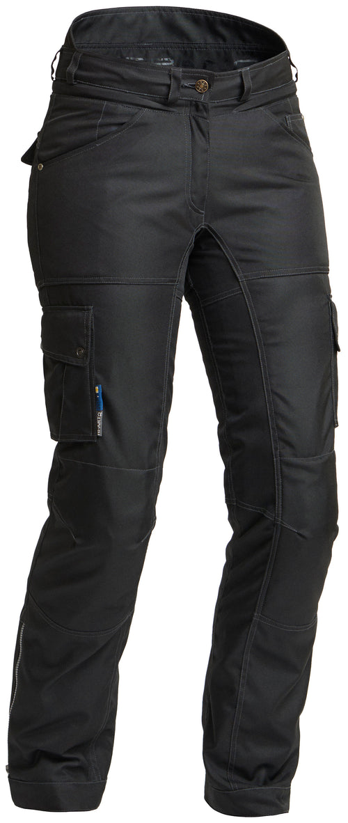 Lindstrands Textile Zion Dames Motorbroek Zwart