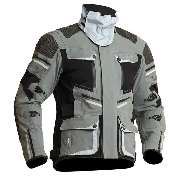 Lindstrands Sunne Motorcycle Jacket Grey/Black