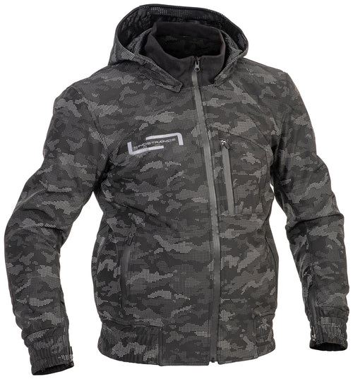 Lindstrands Frisen Black/reflecting pattern Motorjas