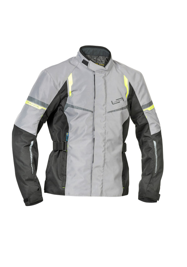 Lindstrands Backafall Motorjas Grijs/Zwart
